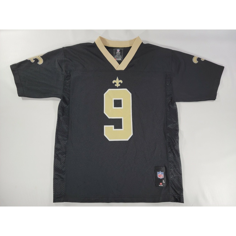 Drew Brees New Orleans Saints NFL Team Apparel Jersey Youth Boys XL 18/20 VG+
